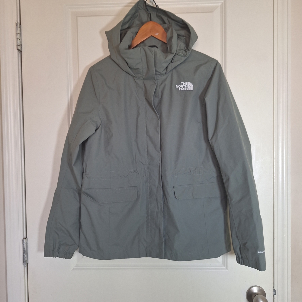 North Face Women's City Breeze Rain Parka Jacket Size Medium